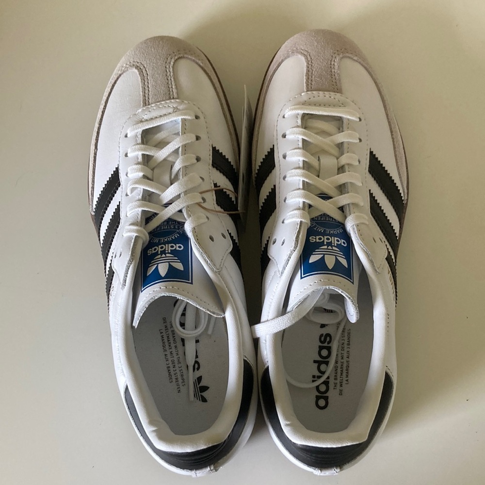 Adidas Classic White and Black Sambas New In Box